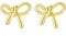 Bow Schleife Ohrringe Gold Ohrringe Schleifenohrringe für Damen 14K Gold Schleifen Ohrstecker