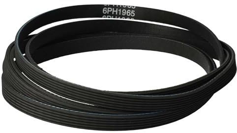 vhbw Drive Belt Compatible with Bosch CLASSIXX, WTA 3000er Tumble Dryer - 196.5 cm, Black