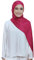 Lina & Lily Damen Hijab Kopftuch Schal mit Glanz-Schimmer Für Muslimische Frauen (Dunkelrosa)