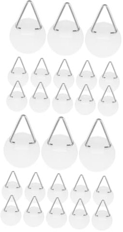 TOPBATHY 100 Pz Gancio Per Disco Supporto Piatto Appendini Per Piatti Da Appendere Alla Parete Gancio Piatto Decorativo Ganci Adesivi Per Soffitto Grandi Appendiabiti Da Parete Plastica