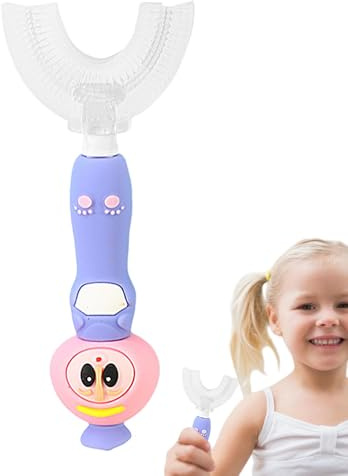 Zuasdvnk Zahnbürste für, U-förmige Zahnbürste für - U-förmige Zahnbürste mit weichen Borsten für Kleinkinder | Zahnbürste mit weichen Borsten für Handzahnbürsten für