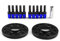 Für A-UDI A4 A6 A7 A8 Q5 SQ5 RS5 RS7 15mm 66,6mm 5x112mm Nabe Centric Bohrung Spurverbreiterungen CAVINBDZ(Blau)