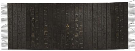 BdgWKseH Schal mit antikem ägyptischem Hieroglyphen-Druck, Quasten-Schal für Damen, einzigartiges Design, modischer Schal mit Fransen, 195,6 x 68,6 cm, Antike ägyptische Hieroglyphene, One size