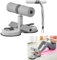 Tragbare Sit Up Bar, Portable Sit Up Assistant Sit Up Trainingsgerät, Sit Up Maschine Bauchtrainer Sport Ab Selbstsaugende Sitzstange, Sit Up Stange Hilfen Assistent (Grau)