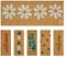 OLIVO.shop | ENTRY 10 Zerbino ingresso in cocco naturale, Zerbino per scale, Tappeto ingresso casa simpatico 27x70 cm, vari disegni. (Daisy)