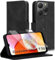 HuiYouMY Compatible with Blackview Shark 9 Hülle Klapphülle, [Verdicktes TPU] [Kartenfächer] [Standfunktion] [Magnet], Stoßfeste Schutzhülle, Cover Compatible with Blackview Shark 9 Schwarz