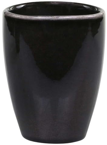 Chic Antique Becher CALAIS Schwarz ohne Henkel 320 ml Keramik Geschirr