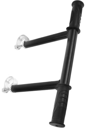 Kinderwagen Schieberverlängerung mit 22mm Clamp On Verstellbare | Schwarze 1 Stück-ausführung, Ergonomische Höhe für Spaziergänge, Heavy Duty Bolzen, Kunststoff und ABS