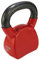 Tunturi Kugelhantel mit 10 kg in Gusseisen mit Vinyl, farbige Kettlebell