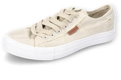 Dockers by Gerli Damen Low-Top Sneaker, Frauen Halbschuhe,schnürer,straßenschuhe,Strassenschuhe,Sportschuhe,Turnschuhe,hellgrau,38 EU