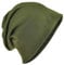 Miobo Jersey Slouch Beanie Unisex Herren Damen Mütze Trend Farngruen-M