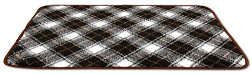 Bestlivings Dunkelbraun - gemusterte Tierdecke Lammflor 60x80 cm