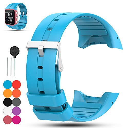 iFeeker Für Polar M400 GPS-Laufuhr Uhrenarmband, Polar M430 Laufuhr Silikon Armband Zubehör Weich Silikon Gummi Ersatz Uhrenarmband Armband Sport Armband für Polar M400 / M430 GPS Laufuhr