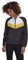 Urban Classics Coupe-Vent 3 Tons pour Femme Veste, Noir/Blanc/Jaune Chrome