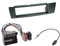 1 Din Radio Einbauset Blende Radioanschlusskabel Antennenadapter für BMW 1er E87 02004-2007