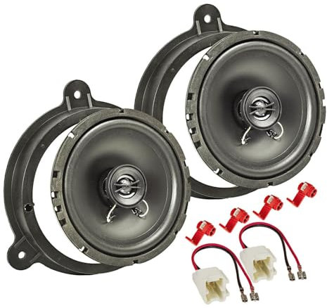 tomzz Audio 4045-003 TA16.5-Pro Lautsprecher Einbau-Set kompatibel mit Renault Megane 4 Captur Laguna 3 Master 165mm Koaxial System
