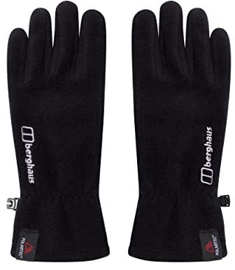 Berghaus Unisex Prism Polartec Winter Warm Touchscreen Gloves, Black/Black