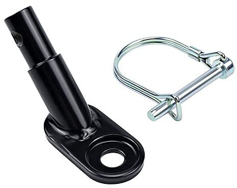 Cenipar Fahrrad-Anhängerkupplung, Adapter für Kinderanhänger, Ladung und Haustier-Fahrradanhänger, schwarzer Adapter-Zubehör