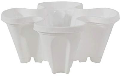 Tianbi Plantador apilable de pie para plantas de fresa macetas vegetales melón fruta plantación maceta maceta apilable hierba jardín plantador conjunto plantador jardín jardinera apilable jardinería