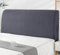 APTBJKUiU Bett hussen kopfteil Kopfteilbezug Staubdicht Verdicken Dehnbar Bett Kopfteil Staubdicht Abdeckung 360° Rundum-Paket Für Schlafzimmerdekoration Dekor dunkelgrau 200cm(79-87)