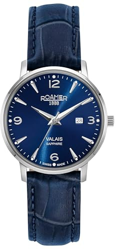 Roamer Damen Armbanduhr Valais 32 mm Armband Leder 958844 41 44 05