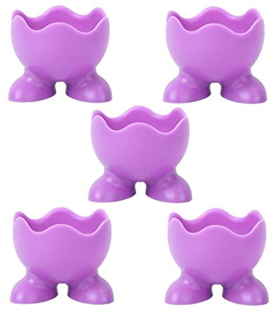 XLKJ Juego de Hueveras de Silicona, Portavasos para Huevos, Huevera Taza de Silicona para, Desayuno de Huevos Cocidos en la Cocina, Utensilios de Cocina