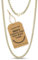 Cadoline 316L Stainless Steel Men's Jewellery Wheat Fine Gold Chain Braid Rope 7mm 18 Inch Necklace