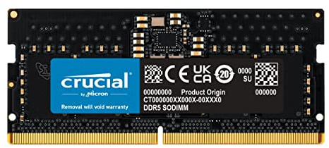 Crucial CT8G48C40S5T Module de mémoire 8 Go 1 x 8 Go DDR5 4800 MHz