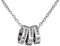 Mutter Namenskette mit 1-6 Kinder Name Perlen und Geburtssteinen Personalisiert Familiennamen Anhänger Gravur Ring Halskette, Muttertags-Schmuckgeschenke Edelstahl Silber Roségold, Custom Oma Kette