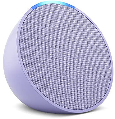 Zertifiziert und generalüberholt Echo Pop | Kompakter und smarter Bluetooth-Lautsprecher mit vollem Klang und Alexa | Lavendel