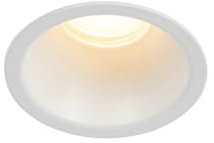 Qazqa Einbaustrahler, Einbauleuchte - Dept - Weiß, max. 50W, Geeignet für LED, 6.5cm, Rund, IP44, Ideal als Flur, Küche lampe und Schlafzimmerlampe