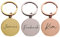 minimutz Schlüsselanhänger personalisiert mit Namen in gold| Runder Anhänger für Schlüssel Keychain mit Gravur Mädchen Jungen