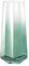 Laughhe Florero de Flor Cristal, 25 cm Jarrón Transparente Florero De Vidrio Moderno, Botella de Flor Florero Redondo Jarrón Grande Modernopara Fiestas Patio Oficina Hogar Cocina (Verde)