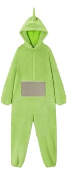 cutecool Pyjama Damen Warm Teletubbies Erwachsene Onesie Pyjamas Unisex Tier One-Piece Kostüm Cosplay Homewear Nachtwäsche