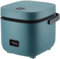 SEVSO 1.2L Portable Mini Rice Cooker, Electric Rice Cooker with Steam & Rinse Basket, Nonstick, 15 Minutes Fast Cooking, Re-Heating, Keep Warm, for 2-4 People,Green