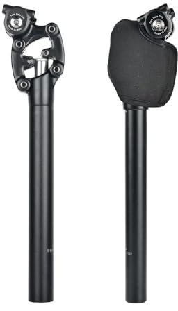 Xotiq SattelstüTze Fahrrad Stoßdämpfer Reise Sattelstütze 350mm * 27,2mm/28,6/30,0/30,1/30,4/30,8/30,9/31,6/33,9mm Fahrrad Sitzrohr SattelstüTze Gefedert (Color : SUNTOUR 33.9mm case)