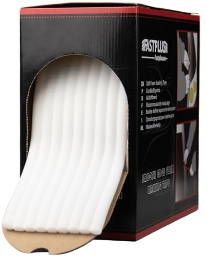 Soft Edge Automotive Foam Masking Tape Softtape Foamtape 13 mm x 50 m Foam Masking Tape Schaumschutzband Für die Restaurierung und Lackierung von Fahrzeugen