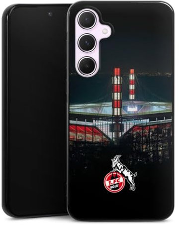 DeinDesign Silikon Hülle kompatibel mit Samsung Galaxy A55 5G Case schwarz Handyhülle 1. FC Köln Stadion Offizielles Lizenzprodukt