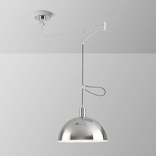 YFMYY Industrielle Retro-Pendelleuchte, verstellbare Schwenkarm-Leuchte, Kuppel-Decken-Hängelampe, moderner Innendekorations-Kronleuchter für Esszimmer, Wohnzimmer, Küche