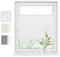 WOLTU Plissee Klemmfix ohne Bohren 95x120cm (BxH) Weiß Faltrollo Plisseerollo mit Klemmträger Lichtdurchlässig, Jalousie Sichtschutz und Sonnenschutz Easyfix Rollo für Fenster & Tür