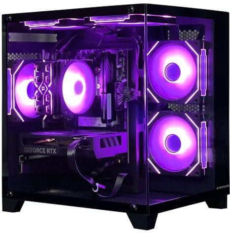 ALCPOK Gaming PC Desktop Computer,Intel Core i5 13400F,RTX 4060 8G,32GB DDR4 RAM 1TB SSD,ARGB Fan,Prebuilt Computer Tower for Gaming and Office
