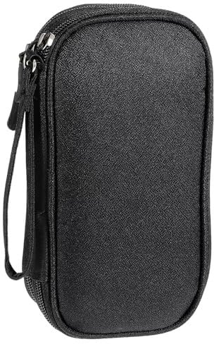YUXIANLB External Hard Driver Case, Electronics Travel Cable Organizer Bag, Portable Double Layers All-in-One Storage Bag, Universal Carry Travel Bag for Cables, Charger, Electronics Accessories