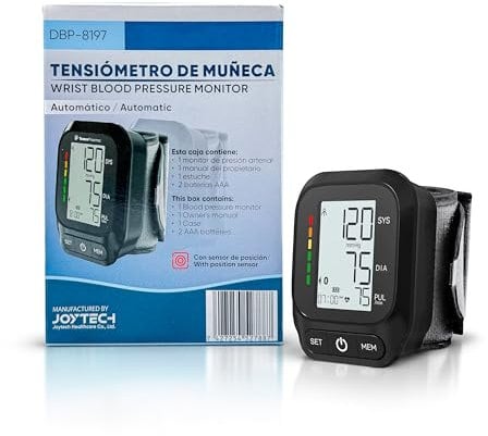 Behler Instruments, Tensiometro de muñeca - Memoria de 300 Lecturas, Medición precisa de la presión y Detección de Arritmia - Tensiometro - Monitor de presión arterial - Tensiómetro Digital Automático