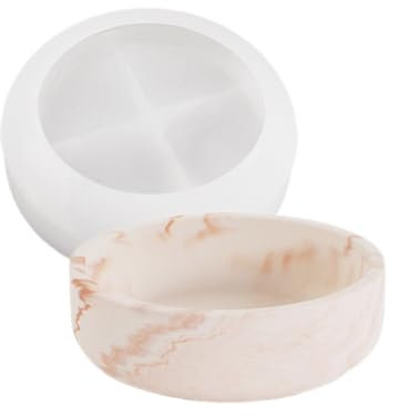 Ukbzxcmws Fatti A Mano Ciotola Irregolare Candela Tazze Vasi Di Fiori Stampi In Silicone Stampi In Gesso Accessori Artigianato Per La Produzione Di Portacandele
