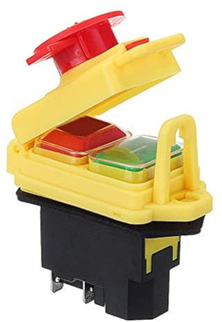 LaDicha 230 V Ip55 Kjd17 Gf 4 Pin Start Stop On Off Volt Release Switch adecuado para máquinas de taller