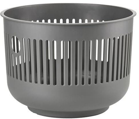 Zone Denmark Ume Wäschekorb, Wäschesammler, Wäschetonne, 30 Liter, Durchm. 40 cm, Höhe 29,2 cm, Grau