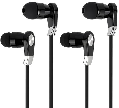 LANDIBO USBC Earbuds, in-Ear Headphones with Volume Control, Built-in microphoneUSB C Earbuds Wired, Clear Sound Quality, bass Noise Cancellation, Headphones Wired (Black + Black)