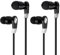LANDIBO USBC Earbuds, in-Ear Headphones with Volume Control, Built-in microphoneUSB C Earbuds Wired, Clear Sound Quality, bass Noise Cancellation, Headphones Wired (Black + Black)