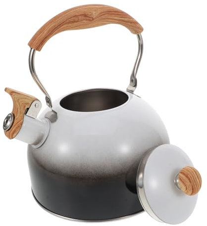 IMIKEYA Stovetop Tea Pot Whistle Stainless Steel Kettle Tea Kettle for Stove Gas Stove Whistling Pot
