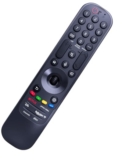 GOUYESHO Sprach Ersatz Fernbedienung Kompatibel mit LG NanoCell AI TV Fernseher 43NANO81T6A 50NANO81T6A 55NANO81T6A 65NANO81T6A 75NANO81T6A 43NANO80A6B 50NANO80A6B 55NANO80A6B 65NANO80A6B 75NANO80A6B